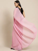 Thumbnail for Tikhi Imli Pleated Georgette Saree - Distacart