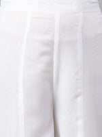 Thumbnail for Khushal K Women White Yoke Design Kurta with Trousers & With Dupatta - Distacart