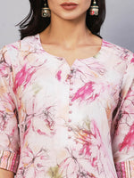 Thumbnail for Kalini Floral Printed Regular Kurta With Trousers - Distacart
