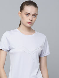 Thumbnail for Puma Brand Logo Print Performance Heather Cat Training T-Shirt - Distacart