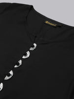 Thumbnail for Khushal K Women Black Kurta with Trousers & With Dupatta - Distacart