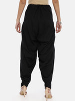 Thumbnail for Souchii Black Solid Patiala - Distacart