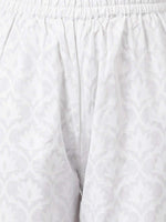 Thumbnail for Khushal K Round Neck Floral Printed Kurta With Palazzos & Dupatta - Distacart