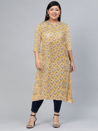 Thumbnail for Biba Women Floral Printed Kurta - Distacart