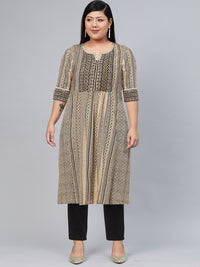 Thumbnail for Biba Geometric Printed Kurta - Distacart