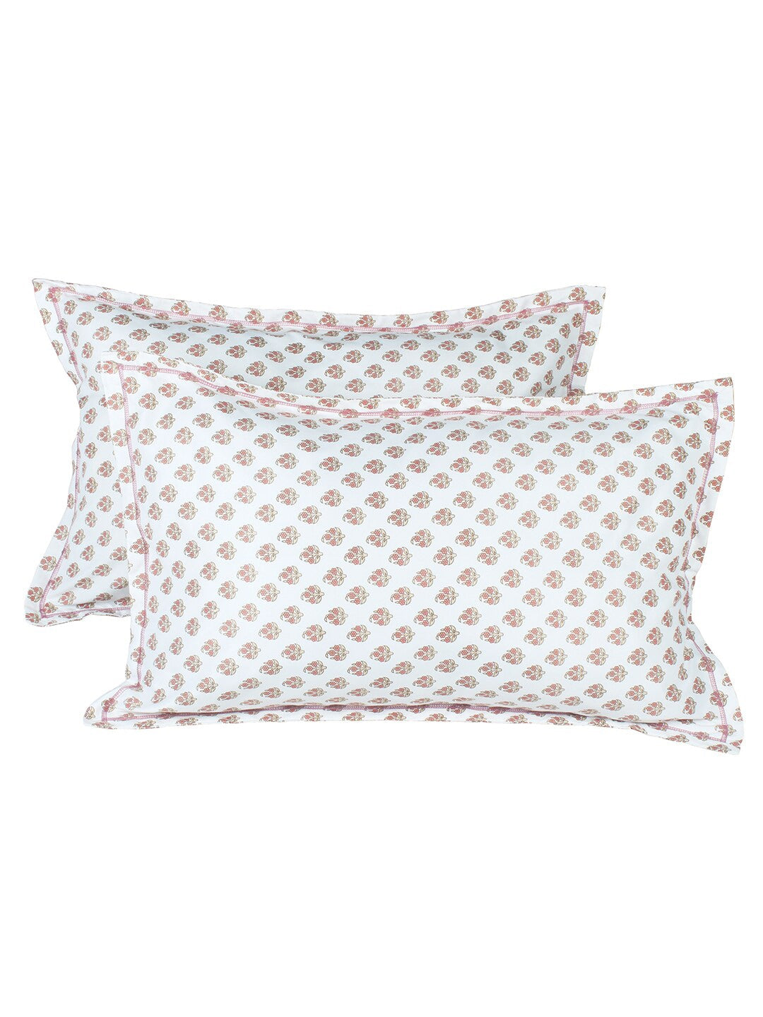 Story@home Cream-Coloured & Pink Floral Microfiber 180 TC Queen Bedsheet & 2 Pillow Covers - Distacart
