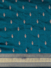 Thumbnail for Mitera Ethnic Motif Woven Design Zari Banarasi Saree - Distacart