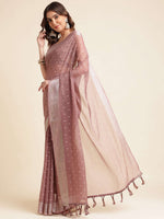 Thumbnail for Mitera Floral Printed Pure Chiffon Saree - Distacart