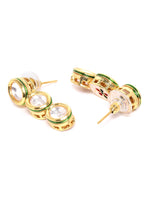 Thumbnail for Gold-Plated Alloy Single Line Kundan Necklace Set - The Pari - Distacart