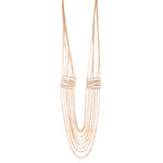 Thumbnail for Gold-Plated Alloy Designer Brass Cluster Beads Rani Haar Necklace - The Pari - Distacart