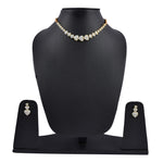 Thumbnail for Rhodium-Plated Alloy Heart Shape Ad Necklace With Bracelet - The Pari - Distacart