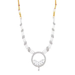 Thumbnail for Rhodium-Plated Alloy Round Motif Ad Necklace Set - The Pari - Distacart