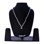 Thumbnail for Gold-Plated Alloy Pearl Mala Necklace With Ad & Crystal Pendant - The Pari - Distacart
