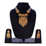 Thumbnail for Gold-Plated Alloy Polki Work Long Pearl Rani Haar Necklace - The Pari - Distacart