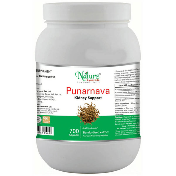 Naturz Ayurveda Punarnava Capsules - Distacart