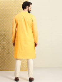 Thumbnail for House of Pataudi Jashn Sequinned Embroidered Straight Kurta - Distacart