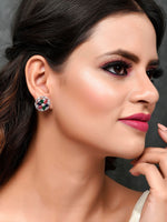 Thumbnail for Shoshaa Multicoloured Contemporary Studs Earrings - Distacart
