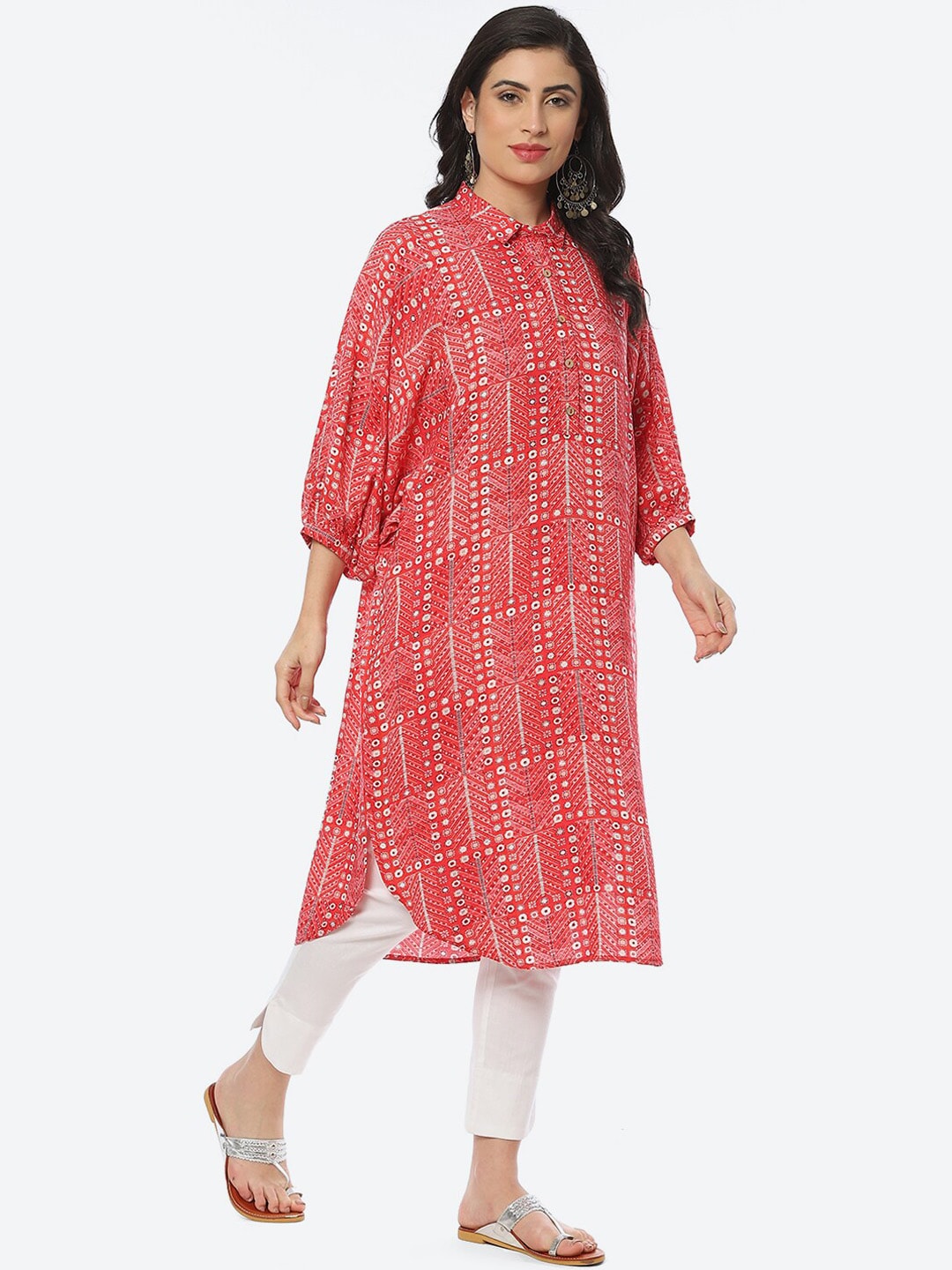 Biba Women Ethnic Motifs Printed Kurta - Distacart