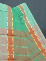 Thumbnail for Dual Shades of Rama Green Pure Mangalgiri Cotton By Gayathri Reddy Designer Studio - Distacart
