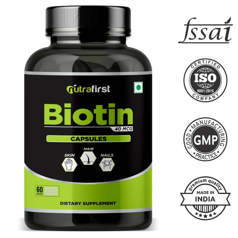 Nutrafirst Biotin Capsules - Distacart