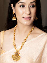 Thumbnail for Rubans Women Gold-Plated Handcrafted Jewellery Set - Distacart