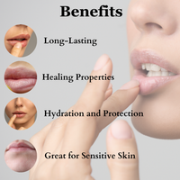 Thumbnail for Dermistry Strawberry Lip Care Tint Balm Plumping Nourishing Retinol SPF 10 for Glossy Lips - Distacart