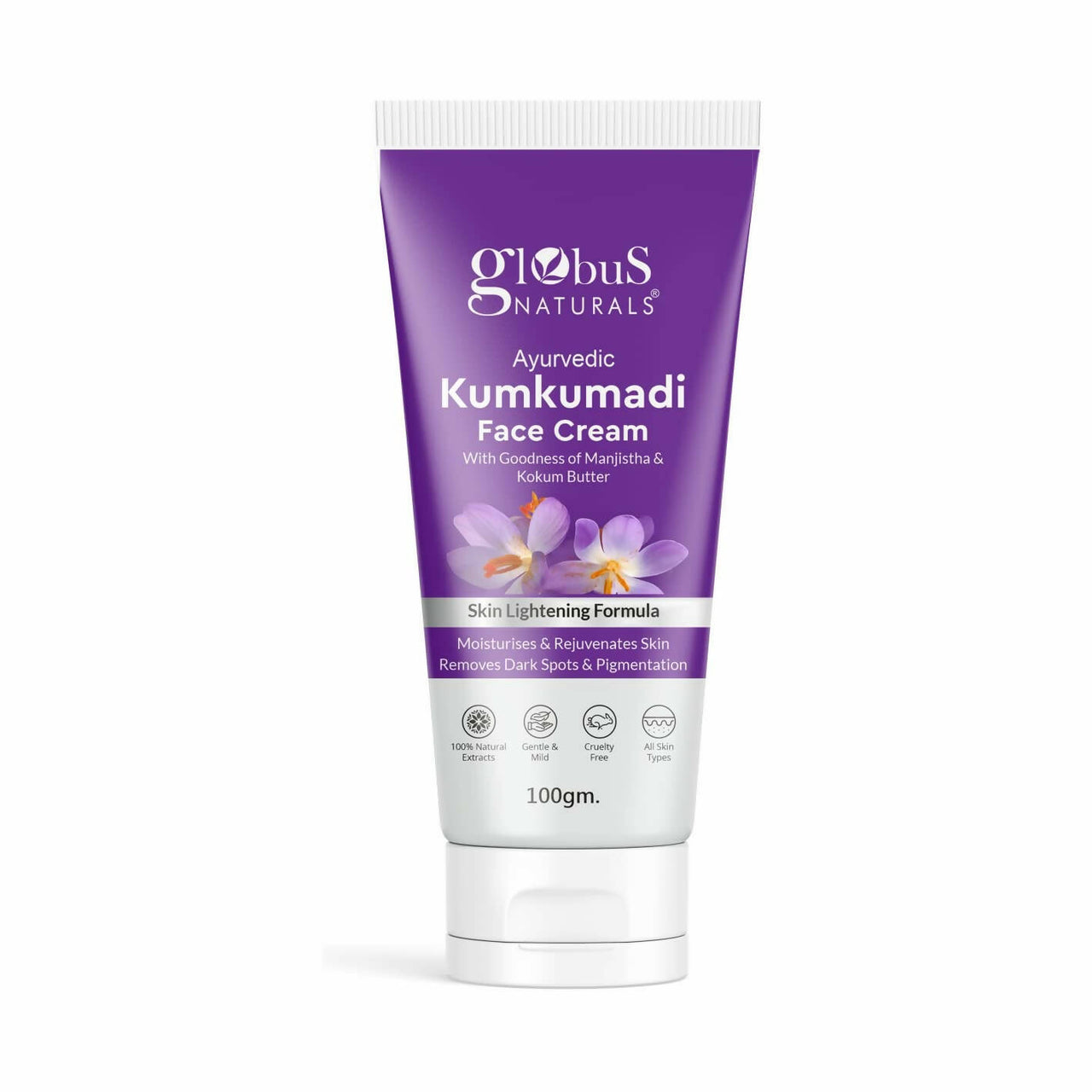 Globus Naturals Ayurvedic Kumkumadi Skin Lightening Face Cream - Distacart