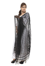 Thumbnail for Mominos Fashion Black Cotton Square Dupatta