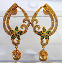 Thumbnail for Green CZ Danglers - Distacart