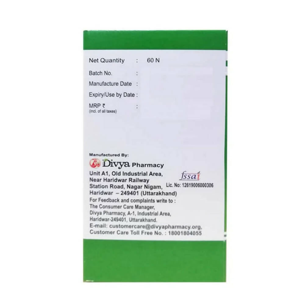 Patanjali Divya Weight Go Tablets - Distacart