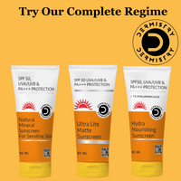 Thumbnail for Dermistry Natural Mineral Sunscreen for Sensitive Skin & Children SPF 50 UVA UVB PA+++ Protection - Distacart