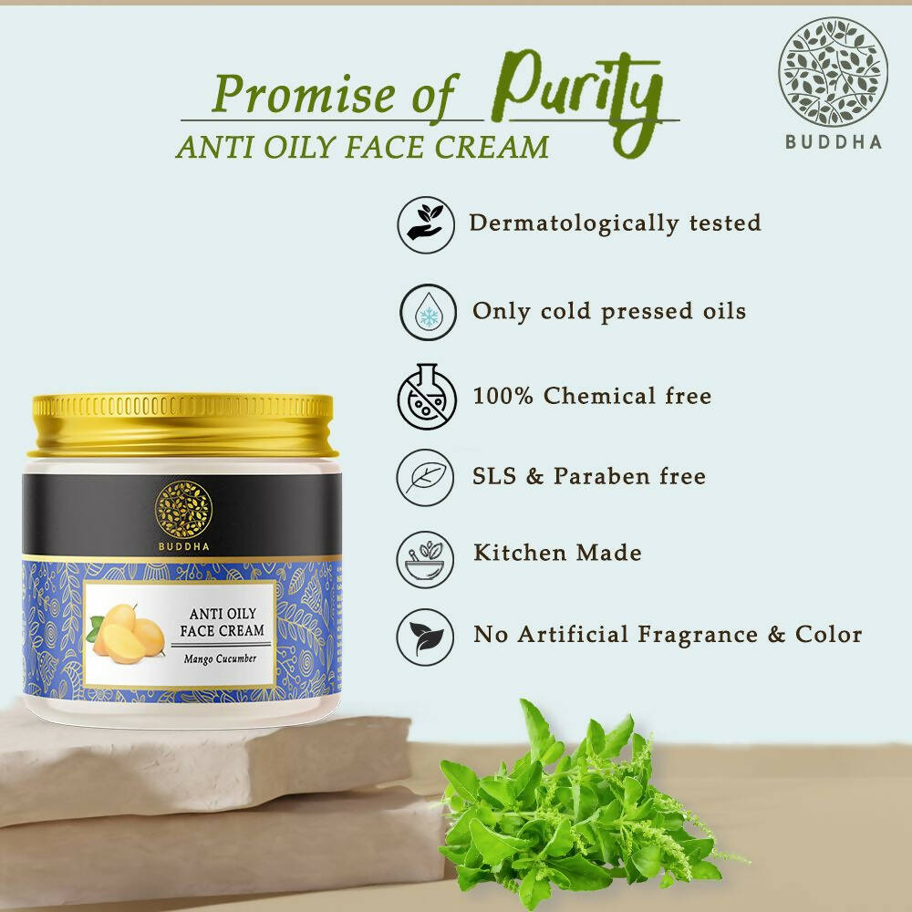 Buddha Natural Oily Face Cream - Distacart