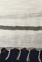 Thumbnail for Mominos Fashion Moeza Cotton Black Temple Border Off White Dupatta - Distacart