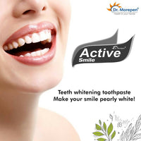 Thumbnail for Dr. Morepen Active Smile Charcoal Toothpaste for Teeth Whitening & Bad Breath Removal - Distacart