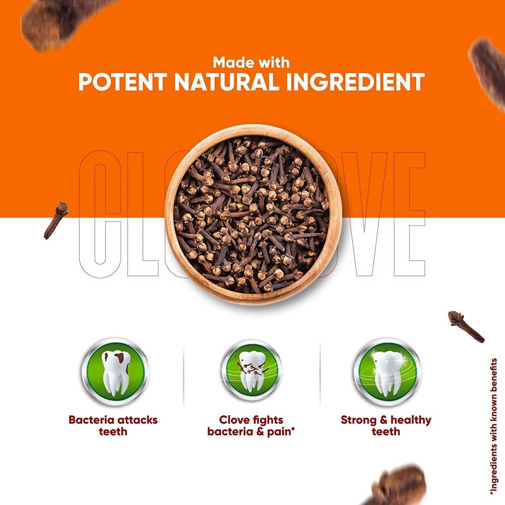 Dabur Herb'l Clove - Cavity Protection Toothpaste benefits