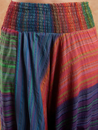 Thumbnail for InWeave Women's Blue Multi Colour Harem Pant - Distacart