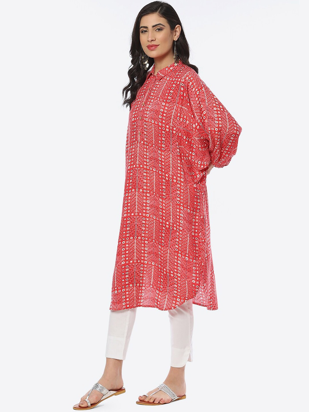 Biba Women Ethnic Motifs Printed Kurta - Distacart
