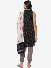 Thumbnail for Biba Women Bandhani Printed Kurta With Salwar & Dupatta - Distacart