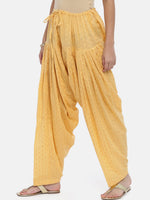 Thumbnail for Souchii Women Beige Woven Design Patiala - Distacart