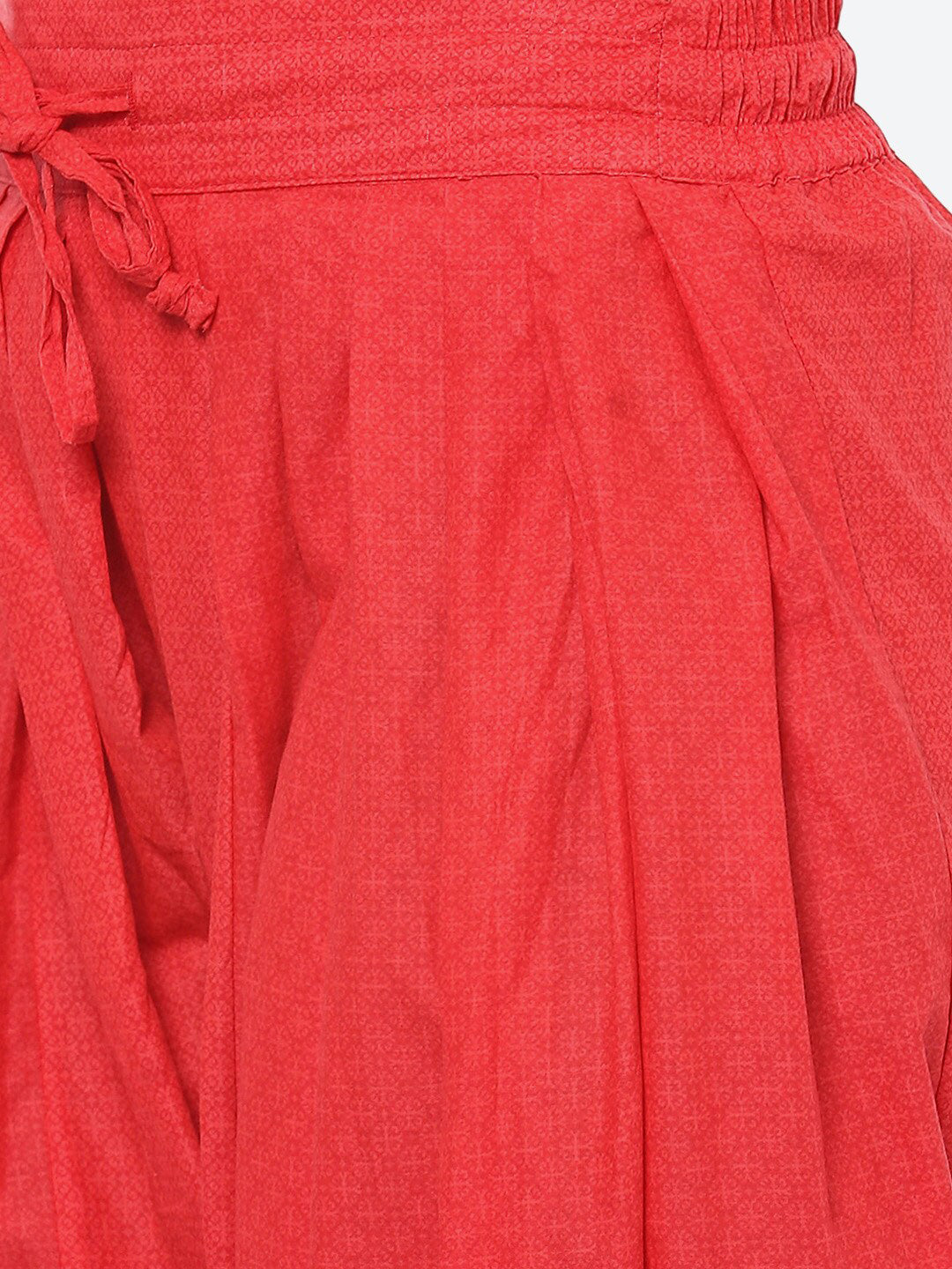 Biba Women Red Printed Kurta with Salwar - Distacart