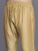 Thumbnail for Manyavar Men Burgundy Kurta & Pyjama with Nehru Jacket - Distacart