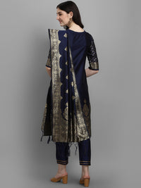 Thumbnail for Kalini Woven Design Kurta with Trousers & With Dupatta - Distacart