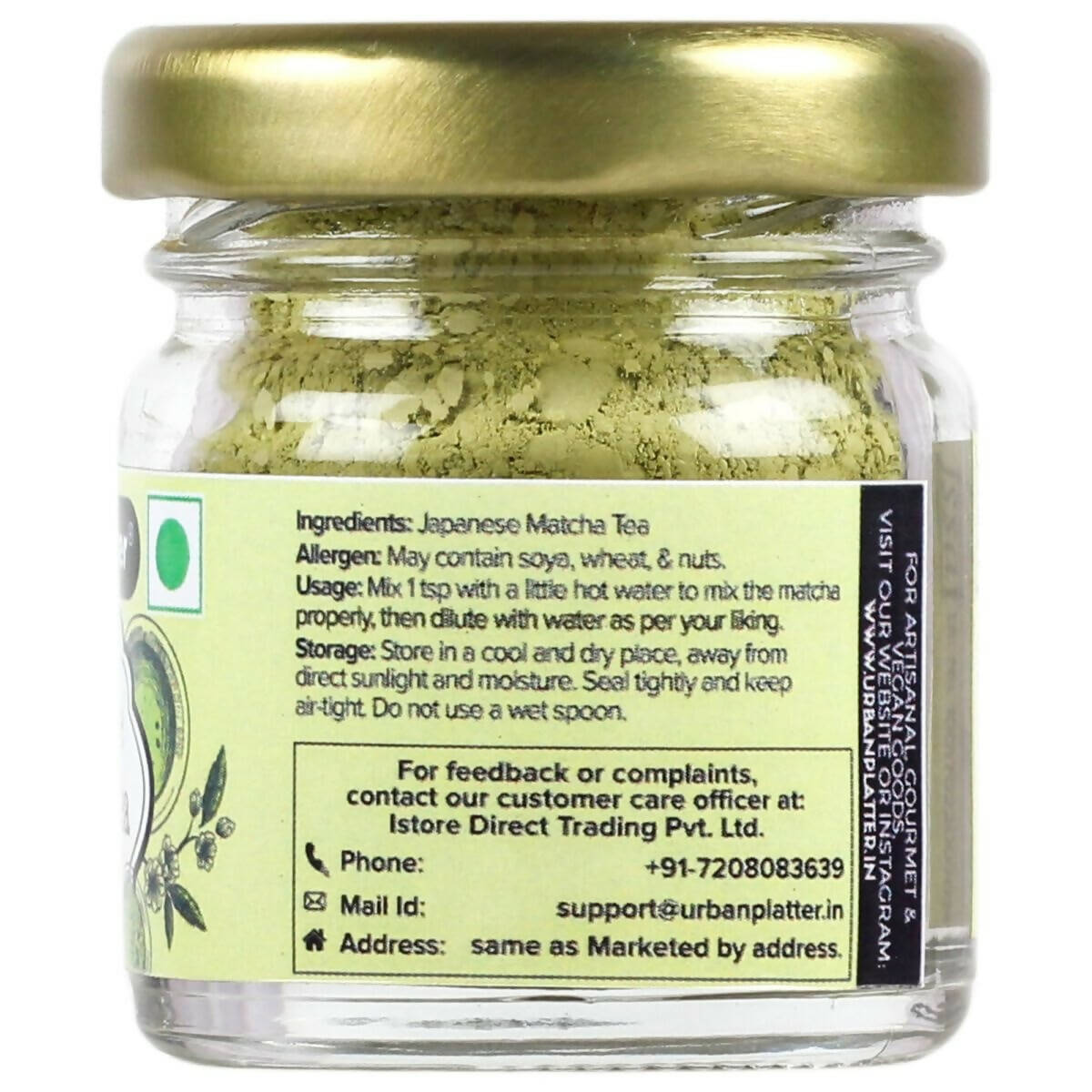 Urban Platter Japanese Matcha Green Tea - Distacart