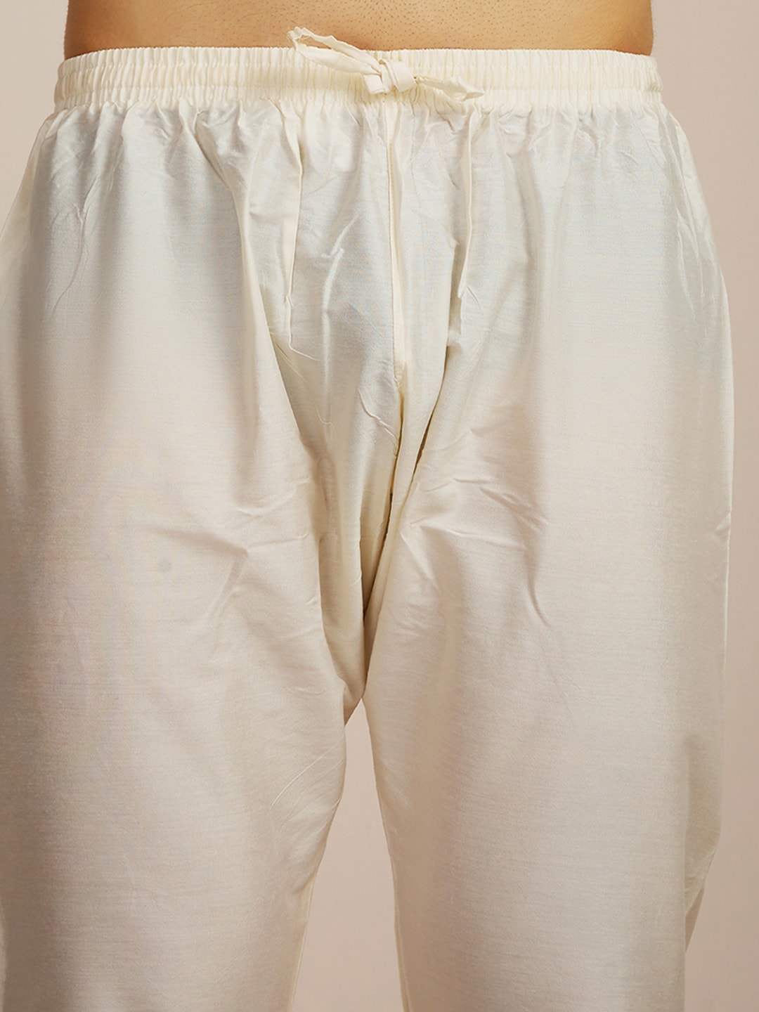 Manyavar Men Striped Sequinned Kurta with Pyjamas - Distacart