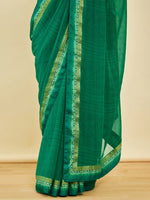 Thumbnail for Soch Geometric Printed Zari Saree - Distacart