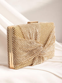 Thumbnail for Rubans Embellished Box Clutch - Distacart