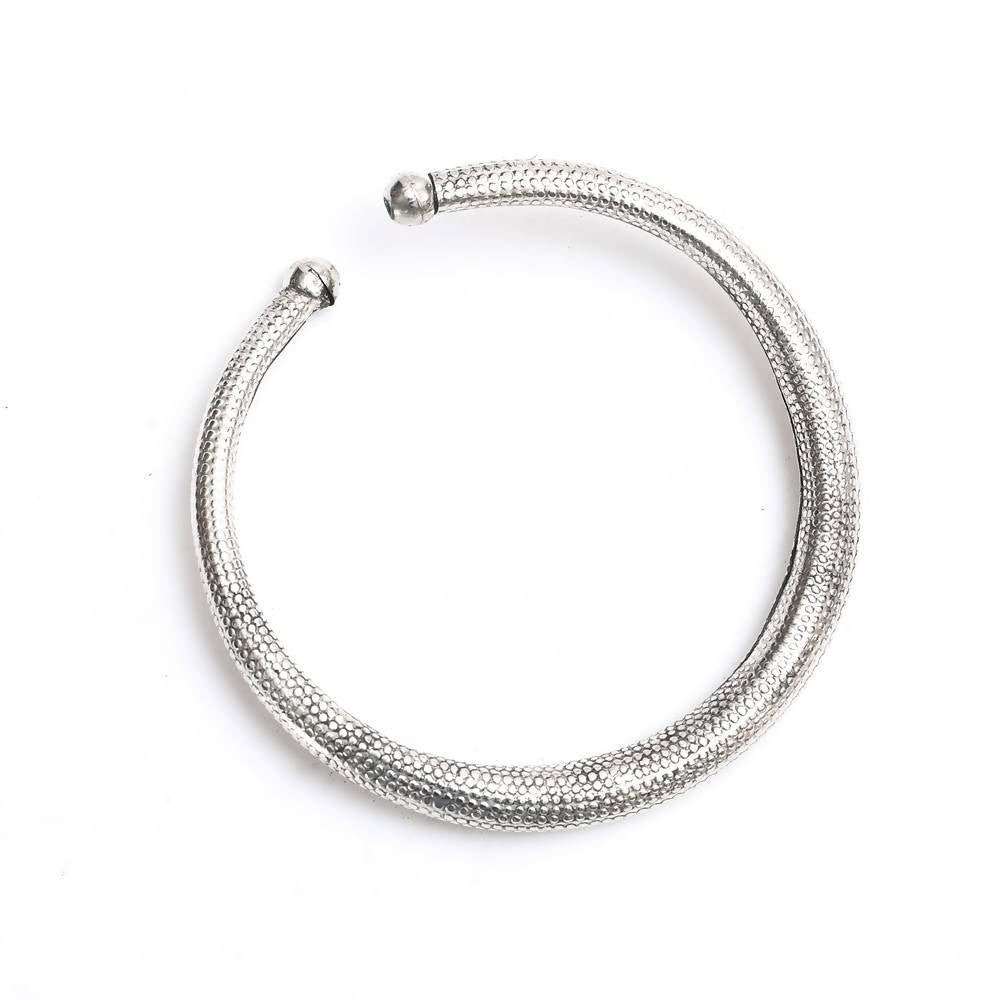 Mominos Fashion Kamal Johar Oxidised Silver Anklets