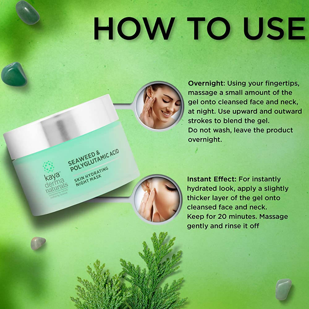 Kaya Seaweed & Polyglutamic Acid Skin Hydrating Night Mask