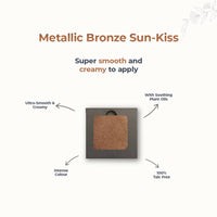Thumbnail for Disguise Satin Smooth Eyeshadow Squares - Metallic Bronze Sun-Kiss 204 - Distacart