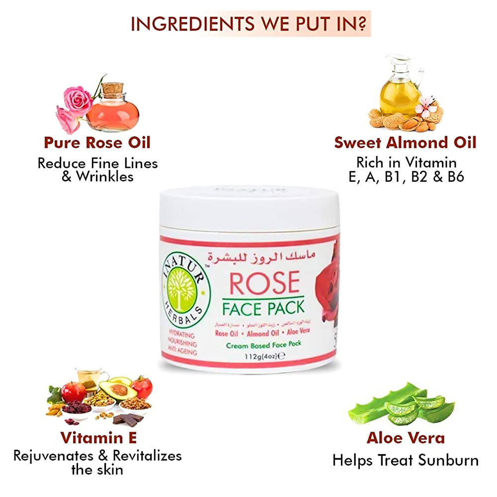 Inatur Rose Face Pack